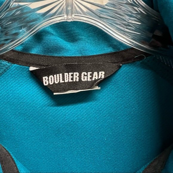 Boulder gear 1/4 zip pullover jacket women's medium deep turquoise - Picture 4 of 5